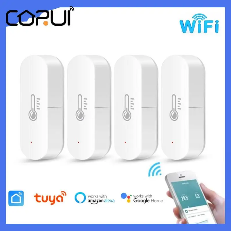 CORUI Tuya Smart Temperature In vlage Senzor Remote, WiFi Monitor Var Smart Življenje APP Delo Z Alexa Google Pomočnik