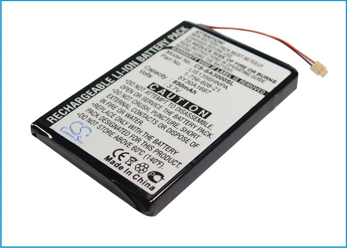 CS 850mAh baterija za Sony NW-A3000 serije SZ-A3000V 1-756-608-21, 5Y30A1697, LIS1356HNPA Slike 0 