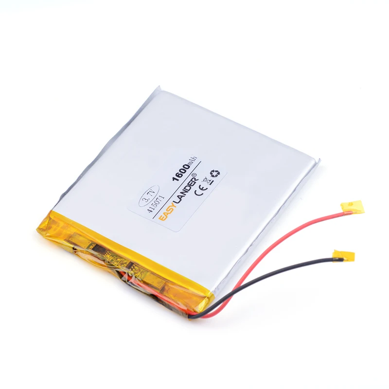 litij-ion baterije za ponovno polnjenje 415071 1600MAH Za Mp3, Mp4 Mp5 DIY PAD DVD E-knjige bluetooth slušalke