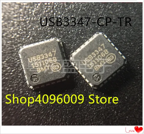 NOVO 10PCS/VELIKO USB3347-CP-TR USB3347-CP USB3347 QFN24